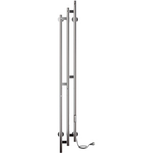 Полотенцесушитель электрический Indigo Sky LSKE150-17Rt серебристый