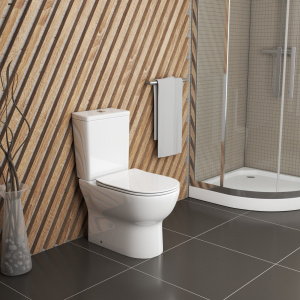 Напольный унитаз Grossman GR-4448S Белый глянец