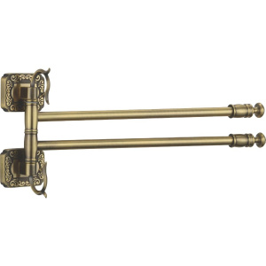 Полотенцедержатель Savol 64 S-006402 бронза, двойной
