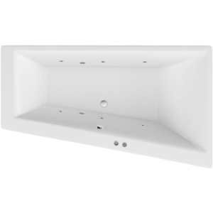 Акриловая ванна Excellent Sfera WAEX.SFP17.SOFT P 170x100 см, угловая, с гидромассажем, с каркасом, со сливом-переливом, асимметричная Акриловая ванна Excellent Sfera WAEX.SFP17.SOFT P 170x100 см, угловая, с гидромассажем, с каркасом, со сливом-переливом, асимметричная