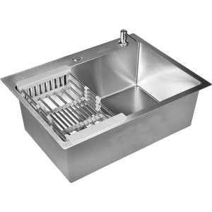 Мойка кухонная Wisent WS36050 с раздвижным коландером и дозатором