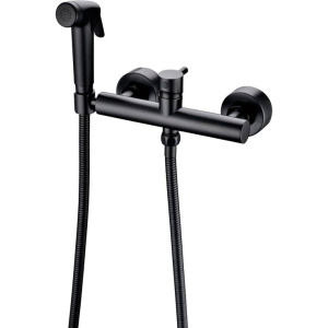 Гигиенический душ Bravat D9141BW-RUS со смесителем, черный