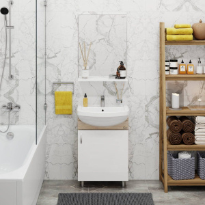 Мебель для ванной Onika Эко 52 дуб сонома, напольная