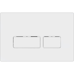 Кнопка смыва Grossman Pragma белая глянцевая