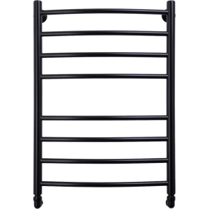 Полотенцесушитель водяной Comfysan Noumi W-8 80х50 черный матовый