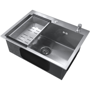 Мойка кухонная Ulgran 60х45, брашированная сталь Мойка кухонная Ulgran 60х45, брашированная сталь