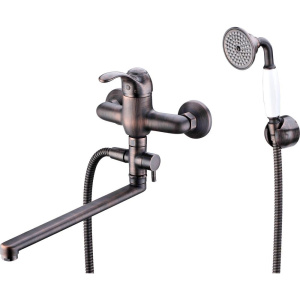 Универсальный смеситель Wasserkraft Isar 1302L темная бронза Универсальный смеситель Wasserkraft Isar 1302L темная бронза