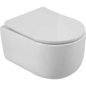 Унитаз подвесной BelBagno Soft BB084CH-TOR безободковый, крышка BB2031SC с микролифтом Унитаз подвесной BelBagno Soft BB084CH-TOR безободковый, крышка BB2031SC с микролифтом