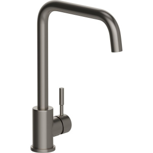 Смеситель для кухни STWORKI HSTW07100 никель, однорычажный, с поворотным изливом, с аэратором, матовый