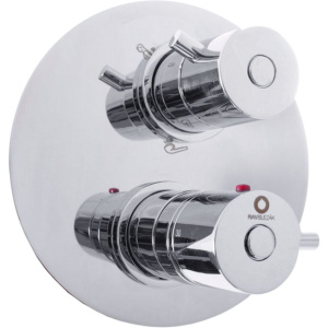 Термостатический смеситель Rav Slezak Termo DT387 С ВНУТРЕННЕЙ ЧАСТЬЮ, для ванны с душем