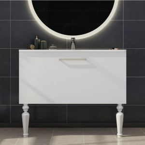 Тумба с раковиной Sanvit Эмми 100 белая