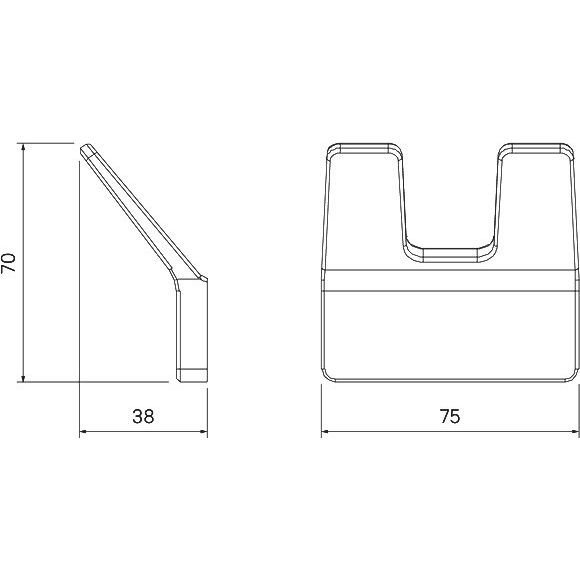Купить Крючок IDDIS Slide SLIBS20i41 двойной в Москве с доставкой Крючок IDDIS Slide SLIBS20i41 двойной