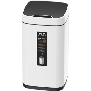 Мусорное ведро Java S-883-12W 12 л, белое Мусорное ведро Java S-883-12W 12 л, белое