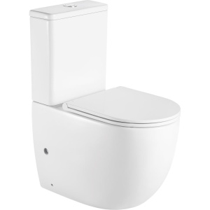 Унитаз-компакт SantiLine SL-5016 безободковый, с микролифтом