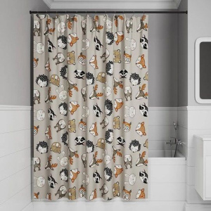 Штора для ванной IDDIS Base BA02P18i11 180х200, серая Штора для ванной IDDIS Base BA02P18i11 180х200, серая