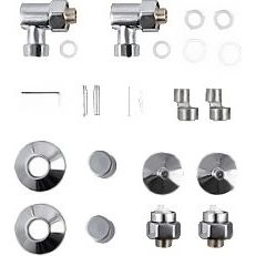 Полотенцесушитель водяной Ника Quadro Л90 ВП 80/50-6 с полкой