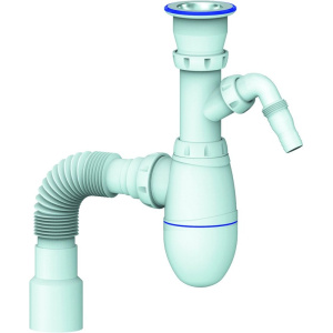 Сифон для мойки Unicorn В320V с отводом для стиральной машины Сифон для мойки Unicorn В320V с отводом для стиральной машины