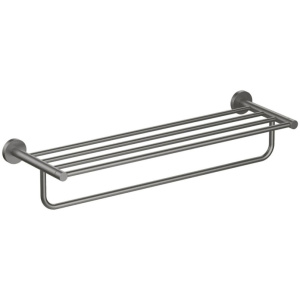 Полка для полотенец Aquatek Европа AQ4115BGM оружейная сталь Полка для полотенец Aquatek Европа AQ4115BGM оружейная сталь