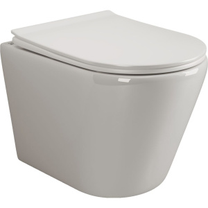 Унитаз подвесной Ceramicanova Highlight Rimless CN1804 с микролифтом, безободковый