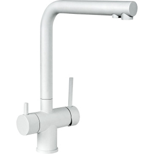 Смеситель для кухни Славен Город Д СЛ-ОД-Д76 белый