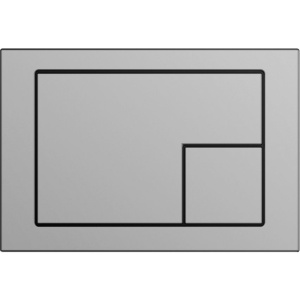 Кнопка смыва Cersanit Corner 64107 хром матовый Кнопка смыва Cersanit Corner 64107 хром матовый