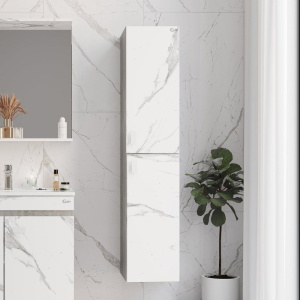 Шкаф-пенал Onika Марбл мрамор, камень бетонный Шкаф-пенал Onika Марбл мрамор, камень бетонный