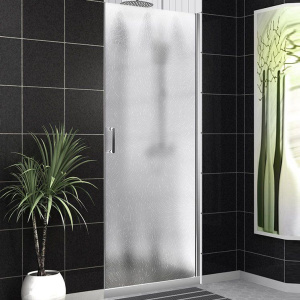 Душевая дверь в нишу BelBagno Uno UNO-B-1-60-CH-Cr стекло рифленое Душевая дверь в нишу BelBagno Uno UNO-B-1-60-CH-Cr стекло рифленое