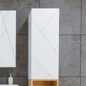 Шкаф Бриклаер Кристалл 90 белый