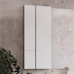 Шкаф AQUATON Мишель 43 дуб эндгрейн, белый