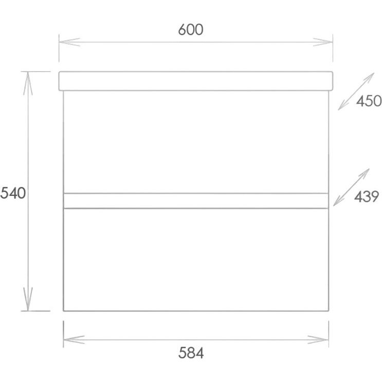 Купить Мебель для ванной Onika Эвада 60 в Москве с доставкой Мебель для ванной Onika Эвада 60