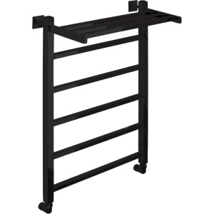 Полотенцесушитель водяной Comfysan Marte-K W-6 80х50 черный матовый