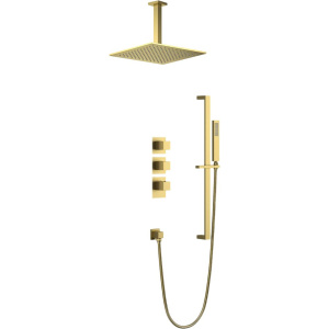 Душевой комплект Timo Selene SX-2229/17SM С ВНУТРЕННЕЙ ЧАСТЬЮ, с термостатом, матовое золото Душевой комплект Timo Selene SX-2229/17SM С ВНУТРЕННЕЙ ЧАСТЬЮ, с термостатом, матовое золото