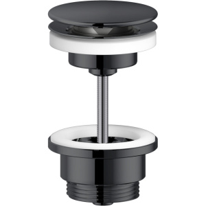 Слив для раковины Nobili AV00110/11FLP 1 1/4'', черный глянцевый Слив для раковины Nobili AV00110/11FLP 1 1/4'', черный глянцевый