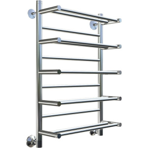 Полотенцесушитель водяной Тругор Вертикаль НП П ЛЦ35 80x50, с полкой