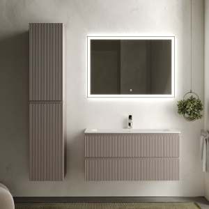 Мебель для ванной Sancos Snob R 100 см, doha soft Мебель для ванной Sancos Snob R 100 см, doha soft