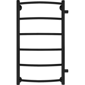 Полотенцесушитель водяной Indigo Arc LASW70-30BR-б/п-50 боковое подключение, черный муар