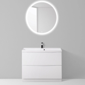 Мебель для ванной BelBagno Marino 80 bianco lucido, напольная Мебель для ванной BelBagno Marino 80 bianco lucido, напольная