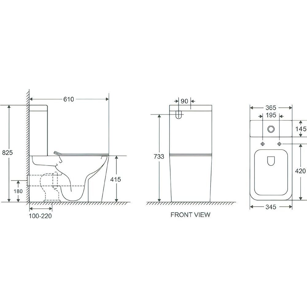 Купить Унитаз-компакт D&K Berlin безободковый, с микролифтом в Москве с доставкой Унитаз-компакт D&K Berlin безободковый, с микролифтом