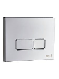 Кнопка хром нажимная для инсталляции Квадратная WeltWasser MARBERG 410 SE CR (10000005951)