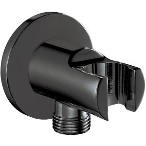 Шланговое подключение с держателем для душа E.C.A. 102199523C1EX черный Шланговое подключение с держателем для душа E.C.A. 102199523C1EX черный