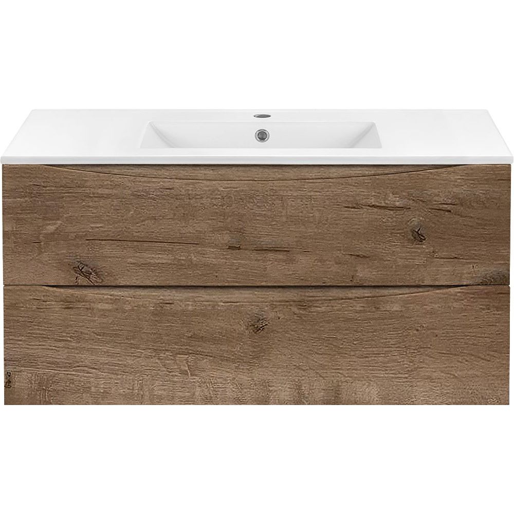 Купить Мебель для ванной Vincea Mia 100 дуб винтаж в Москве с доставкой Мебель для ванной Vincea Mia 100 дуб винтаж