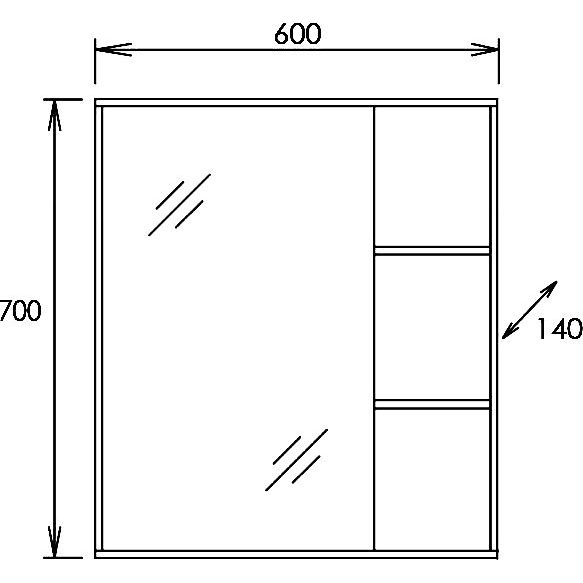 Купить Мебель для ванной Onika Тимбер 60.01 серая, дуб сонома в Москве с доставкой Мебель для ванной Onika Тимбер 60.01 серая, дуб сонома