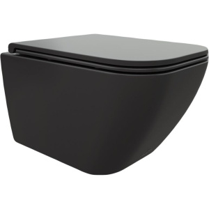 Унитаз подвесной Ceruttispa Mimi Aria MB CT8920 безободковый, с микролифтом