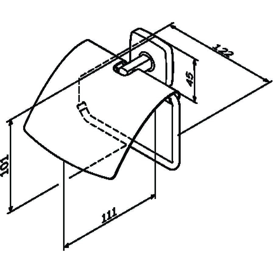 Купить Держатель туалетной бумаги AM.PM Gem A90341400 в Москве с доставкой Держатель туалетной бумаги AM.PM Gem A90341400