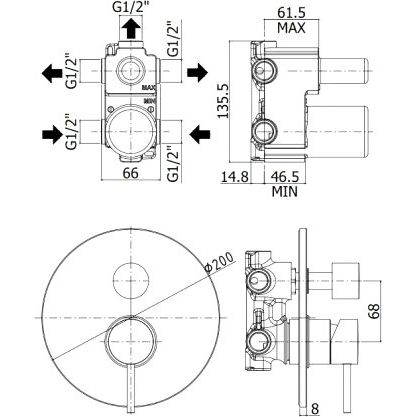 Купить Смеситель для ванны с душем Paffoni Light LIG019BO с ВНУТРЕННЕЙ ЧАСТЬЮ, белый в Москве с доставкой Смеситель для ванны с душем Paffoni Light LIG019BO с ВНУТРЕННЕЙ ЧАСТЬЮ, белый