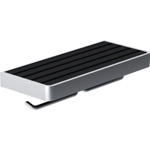 Держатель туалетной бумаги Damixa Jupiter DA77341900 с полкой для телефона, двойной Держатель туалетной бумаги Damixa Jupiter DA77341900 с полкой для телефона, двойной