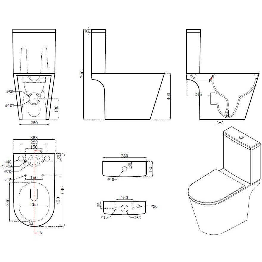 Купить Унитаз-компакт напольный с бачком и сиденьем микролифт Aquatek Бетта AQ1363B-00 безободковый в Москве с доставкой Унитаз-компакт напольный с бачком и сиденьем микролифт Aquatek Бетта AQ1363B-00 безободковый