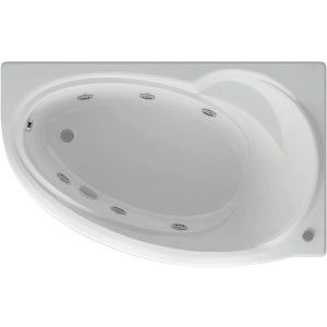 Акриловая ванна Aquatek Бетта 170х97 BET170-0000011 правая, (пневпоуправление), с фронтальным экраном