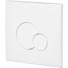 Комплект Santeri Альфа Комфорт кнопка белая, с сидением с микролифтом