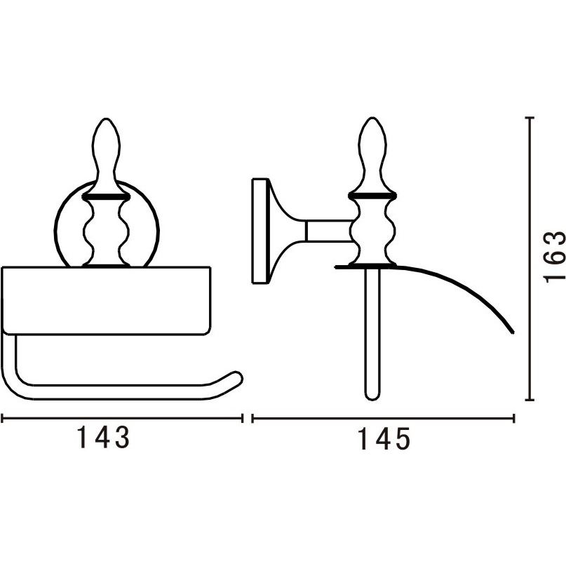 Купить Держатель туалетной бумаги Art&Max Bohemia AM-E-4283-Do в Москве с доставкой Держатель туалетной бумаги Art&Max Bohemia AM-E-4283-Do